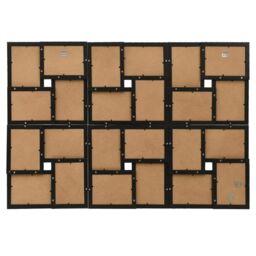 Berkfield Home Collage Photo Frame for 24x(10x15 cm) Picture Black MDF - Size: 10x15 cm - thumbnail 3