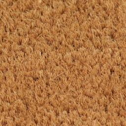 Berkfield Home Door Mat Natural 60x90 cm Tufted Coir in Brown - thumbnail 4
