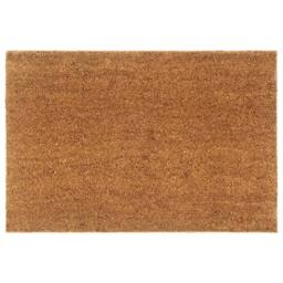 Berkfield Home Door Mat Natural 60x90 cm Tufted Coir in Brown - thumbnail 1