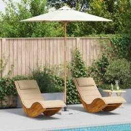 Berkfield Home Garden Parasol Cream White 240x260 cm Bamboo - thumbnail 2