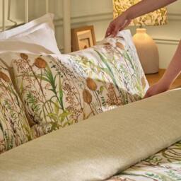 Voyage Maison Lydiard 100% Cotton Reversible Duvet Cover Set - Size: Double - thumbnail 3