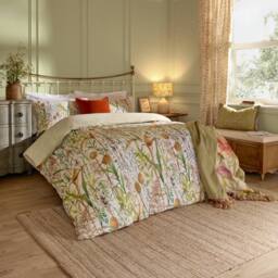 Voyage Maison Lydiard 100% Cotton Reversible Duvet Cover Set - Size: Double - thumbnail 1