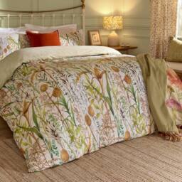 Voyage Maison Lydiard 100% Cotton Reversible Duvet Cover Set - Size: Double - thumbnail 4