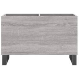 Berkfield Home Record Cabinet Grey Sonoma 74.5x38x48 cm Engineered Wood - thumbnail 4
