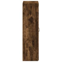 Berkfield Home File Cabinet Smoked Oak 60x32x115 cm Engineered Wood in Brown - Size: 60 x 32 x 115 cm - thumbnail 5