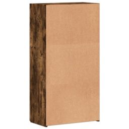 Berkfield Home File Cabinet Smoked Oak 60x32x115 cm Engineered Wood in Brown - Size: 60 x 32 x 115 cm - thumbnail 6