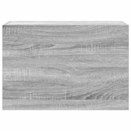 Berkfield Home Bathroom Wall Cabinet Grey Sonoma 60x25x40 cm Engineered Wood - Size: 60 x 25 x 40 cm - thumbnail 6