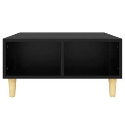Berkfield Home Decorative Coffee Table Black 60x60x30 cm Engineered Wood - Size: 60 x 60 x 30 cm - thumbnail 4