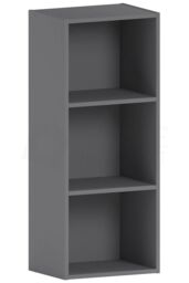 Home Discount Vida Designs Oxford 3 Tier Cube Bookcase Space-saving Storage in Grey - thumbnail 6