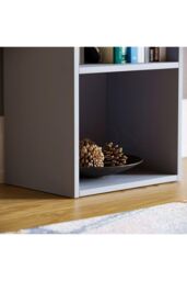 Home Discount Vida Designs Oxford 3 Tier Cube Bookcase Space-saving Storage in Grey - thumbnail 5