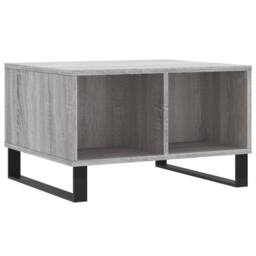 Berkfield Home Coffee Table Grey Sonoma 60x50x36.5 cm Engineered Wood - thumbnail 1