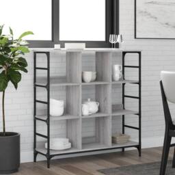 Berkfield Home Sideboard Grey Sonoma 102x32x103.5 cm Engineered Wood - thumbnail 2