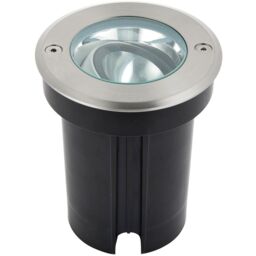 Loops 2 PACK Stainless Steel IP67 Ground Light - 6W Warm White LED - Tilting Head in Metallics - thumbnail 4