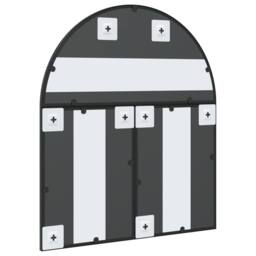 Berkfield Home Wall Mirror Black 60x70 cm Arch Iron - thumbnail 5