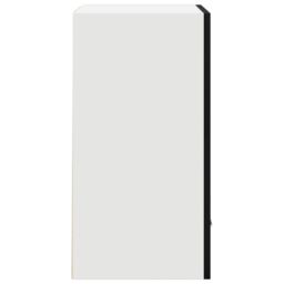 Berkfield Home Black Oak Hanging Cabinet 50x31x60 cm Made from Engineered Wood - Size: 50 x 31 x 60 cm - thumbnail 7