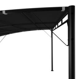 Berkfield Home Garden Sunshade Awning 4x3x2.55 m Anthracite in Black - thumbnail 5