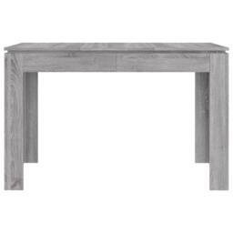 Berkfield Home Elegant Dining Table Grey Sonoma 120x60x76 cm Engineered Wood - Size: 120 x 60 x 76 cm - thumbnail 4