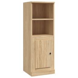 Berkfield Home Highboard Sonoma Oak 36x35.5x103.5 cm Engineered Wood in Brown - thumbnail 2