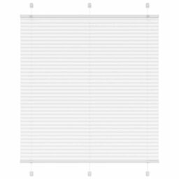 Berkfield Home Pleated Blind White 120x150 cm Fabric Width 119.4 cm Polyester