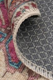 Kukoon 80x150cm Pink Washable Indoor Doormat Front Door Entrance Rug - Size: 80 cm x 150 cm - thumbnail 2