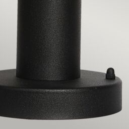 Netlighting Helsingor 1 Light Outdoor Coastal Pedestal Lantern Black IP44 E27 - thumbnail 4