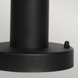 Netlighting Helsingor 1 Light Outdoor Coastal Pedestal Lantern Black IP44 E27 - thumbnail 3