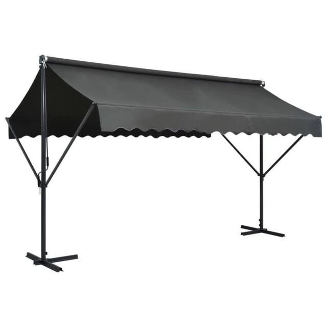 Berkfield Home Free Standing Awning 400x300 cm Anthracite in Black - image 1