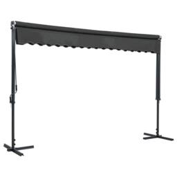 Berkfield Home Free Standing Awning 400x300 cm Anthracite in Black - thumbnail 2