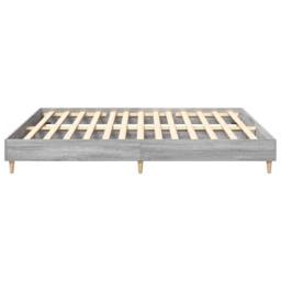 Berkfield Home Durable Bed Frame without Mattress Grey Sonoma 180x200cm Engineer - Size: Super King - thumbnail 6