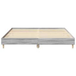 Berkfield Home Durable Bed Frame without Mattress Grey Sonoma 180x200cm Engineer - Size: Super King - thumbnail 5