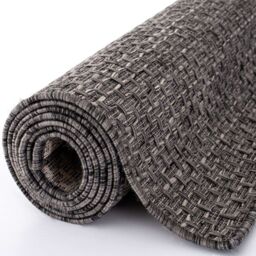 THE RUGS Magic Plain Outdoor Indoor Rug Dark Grey Weatherproof Jet Washable - Size: 80 cm x 150 cm - thumbnail 7