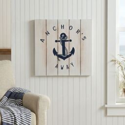 Orsina Wall Art, Nautical-Themed Canvas Featuring Sailor Illustration, Muted Tones & Maritime Style For Coastal in White - thumbnail 2