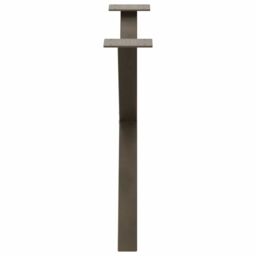 Berkfield Home Coffee Table Legs X-Shaped 2 pcs Natural Steel 70x(42-43) cm Steel in Brown - thumbnail 6