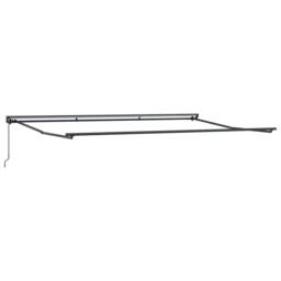 Berkfield Home Retractable Awning Manual Orange & White 500x300 cm - thumbnail 5
