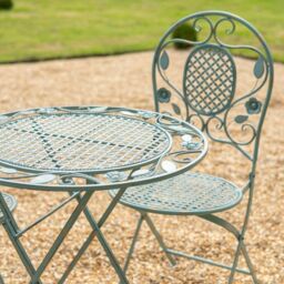 Ascalon Design Ltd Bistro Set - 3pc - L60 x W60 x H73 cm - Vintage Green - thumbnail 2