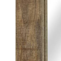 Berkfield Home Mirror Solid Mango Wood 50x110 cm in Brown - thumbnail 4