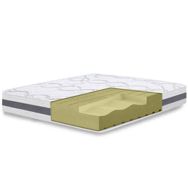 The White Stone Medium-Firmness Orthopedic Mattress, 20 cm - 120 x 195 cm in White - Size: Small Double - image 1