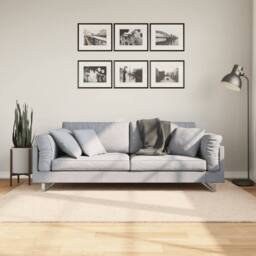 Berkfield Home Rug HUARTE Short Pile Soft & Washable Beige 140x200 cm - Size: Medium - thumbnail 2