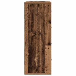 Berkfield Home Sideboard with Drawer Old wood 60 x 31 x 84 cm Particle board in Brown - thumbnail 7