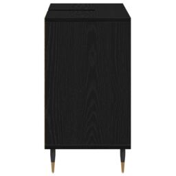 Berkfield Home Vanity Unit Black Oak Engineered Wood Medium Black Oak Vanity - thumbnail 7