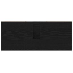 Berkfield Home Vanity Unit Black Oak Engineered Wood Medium Black Oak Vanity - thumbnail 9