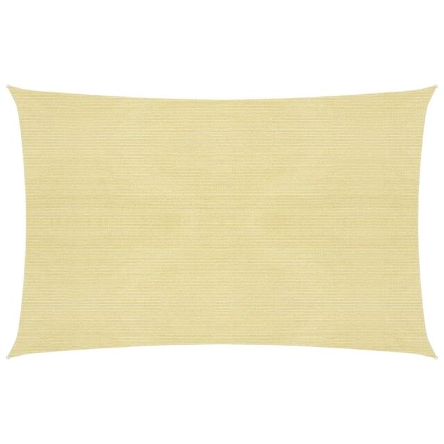 Berkfield Home Sunshade Sail 160 g/m ² Beige 3x4.5 m HDPE - image 1