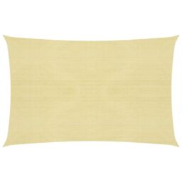 Berkfield Home Sunshade Sail 160 g/m ² Beige 3x4.5 m HDPE - thumbnail 1