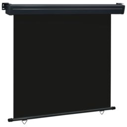 Berkfield Home Balcony Side Awning 160x250 cm Black