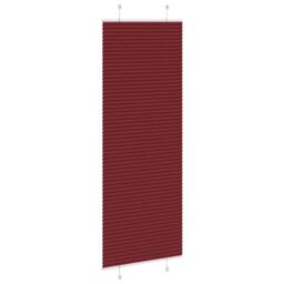 Berkfield Home Pleated Blind Bordeaux Red 80x200 cm Fabric Width 79.4 cm Polyester - thumbnail 4