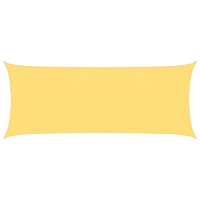 Berkfield Home Sunshade Sail 160 g/m ² Beige 2x4.5 m HDPE in Yellow - image 1