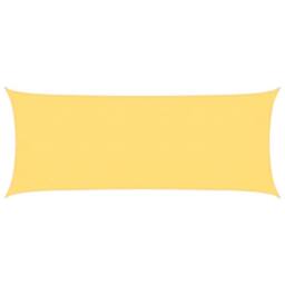 Berkfield Home Sunshade Sail 160 g/m ² Beige 2x4.5 m HDPE in Yellow - thumbnail 1