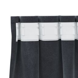 Berkfield Home Blackout Curtains with Top Tape 2 pcs Light Grey Velvet - thumbnail 4