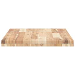 Berkfield Home Desk Top Untreated 80x50x4 cm Solid Wood Acacia in Brown - Size: 80 x 50 x 4 cm - thumbnail 6