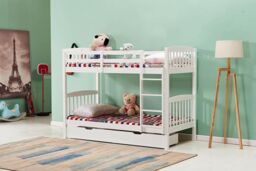 KOSY KOALA Bunk Bed Kids White 3ft Single Pine Wooden Children Bedroom Furniture - thumbnail 7